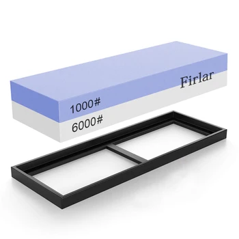 

1000 6000 Grit Knife Sharpener Whetstone Sharpening Stones Grinding Stone System Water Stone Honing Kitchen Tool