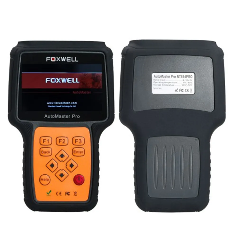 Foxwell NT644 Pro Поддержка 60+ делает полный диагностический сканер системы со специальными функциями обновления онлайн