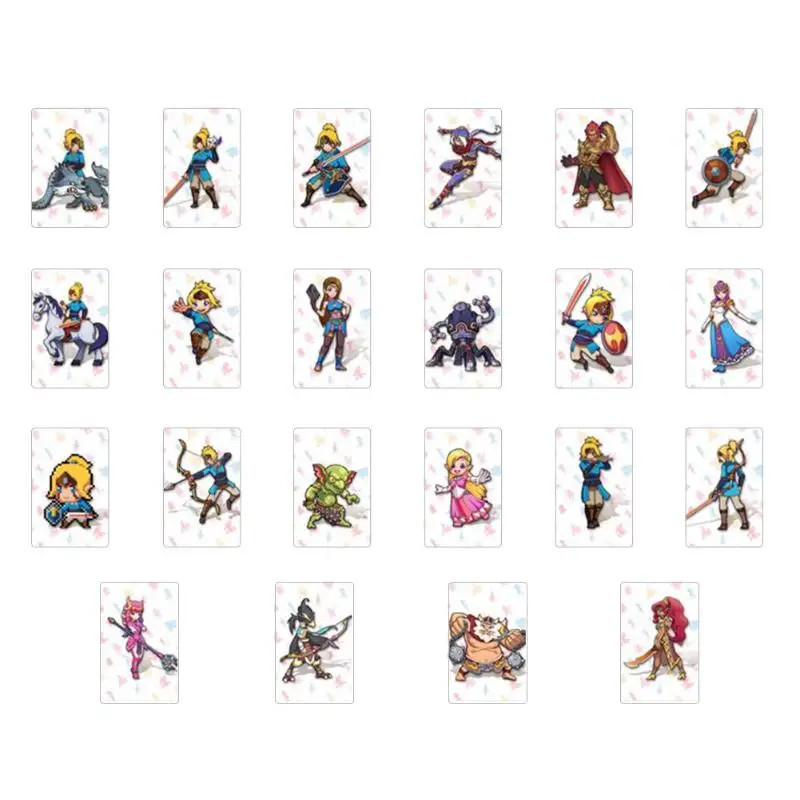 Vktech 22 шт. NTAG215 NFC тег игровые карты для amiibo игра Легенда о Зельде дыхание диких мини-карт для nigd переключатель NS