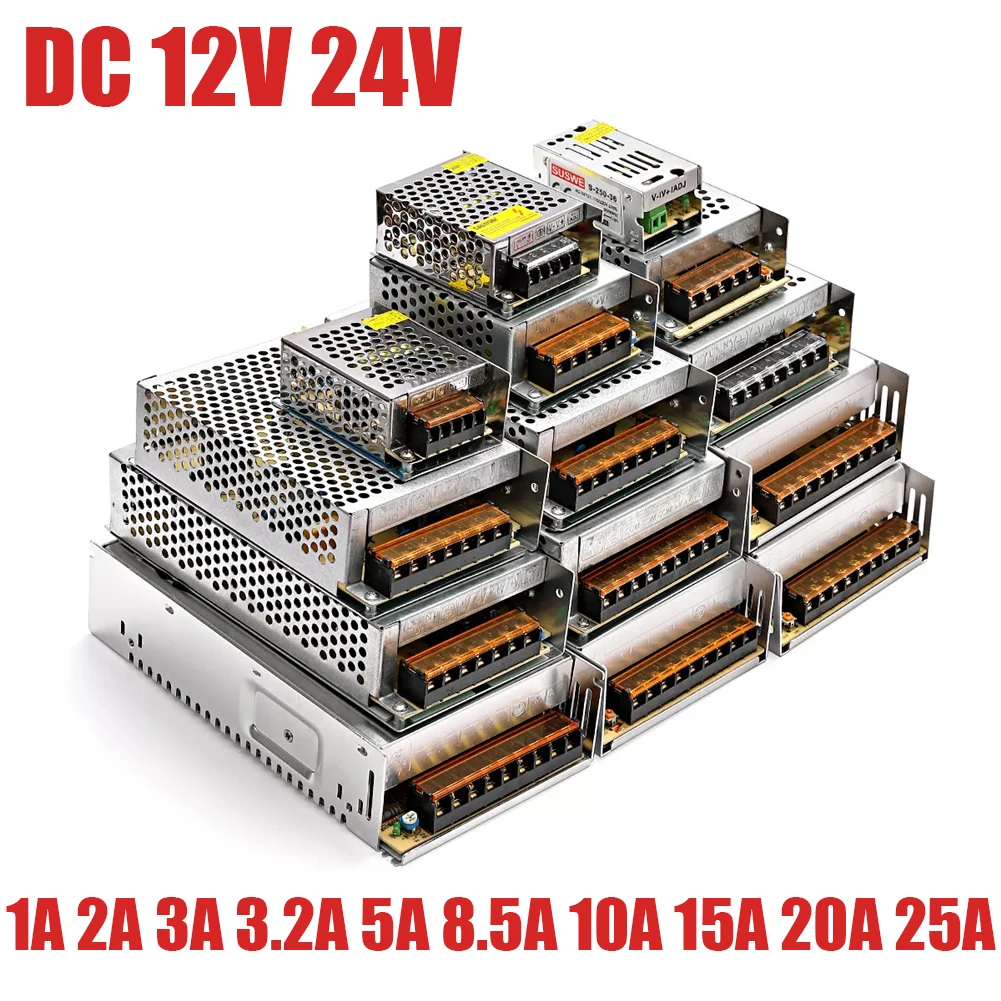 Switching Power SupplyTransformer AC-DC Supply110V 12V 24V to 220V 1A 2A 3A 3.2A 5A 10A 15A 20A 25A | Обустройство дома