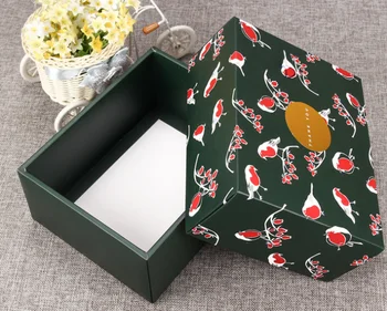 

high-end custom engraving gift boxes rectangle box kraft paper bowknot coke packing box Valentine's Day gift box ---DH12183