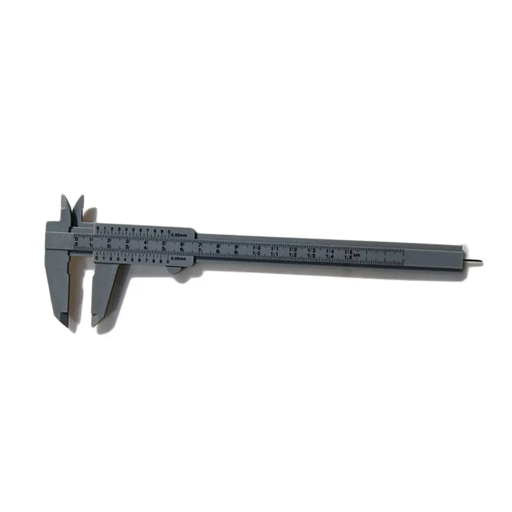 Portable 6 Inch 150mm Plastic Ruler Sliding Gauge Vernier Caliper Jewelry Measuring Accurately Measuring Tools 