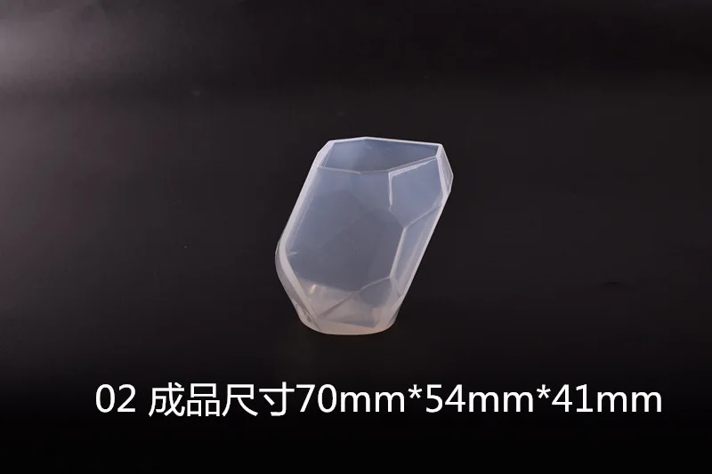 Прозрачное зеркало силиконовая форма DIY Руководство ароматические свечи прессформы гипса Мыло Плесень эпоксидные украшения инструменты - Цвет: 010127