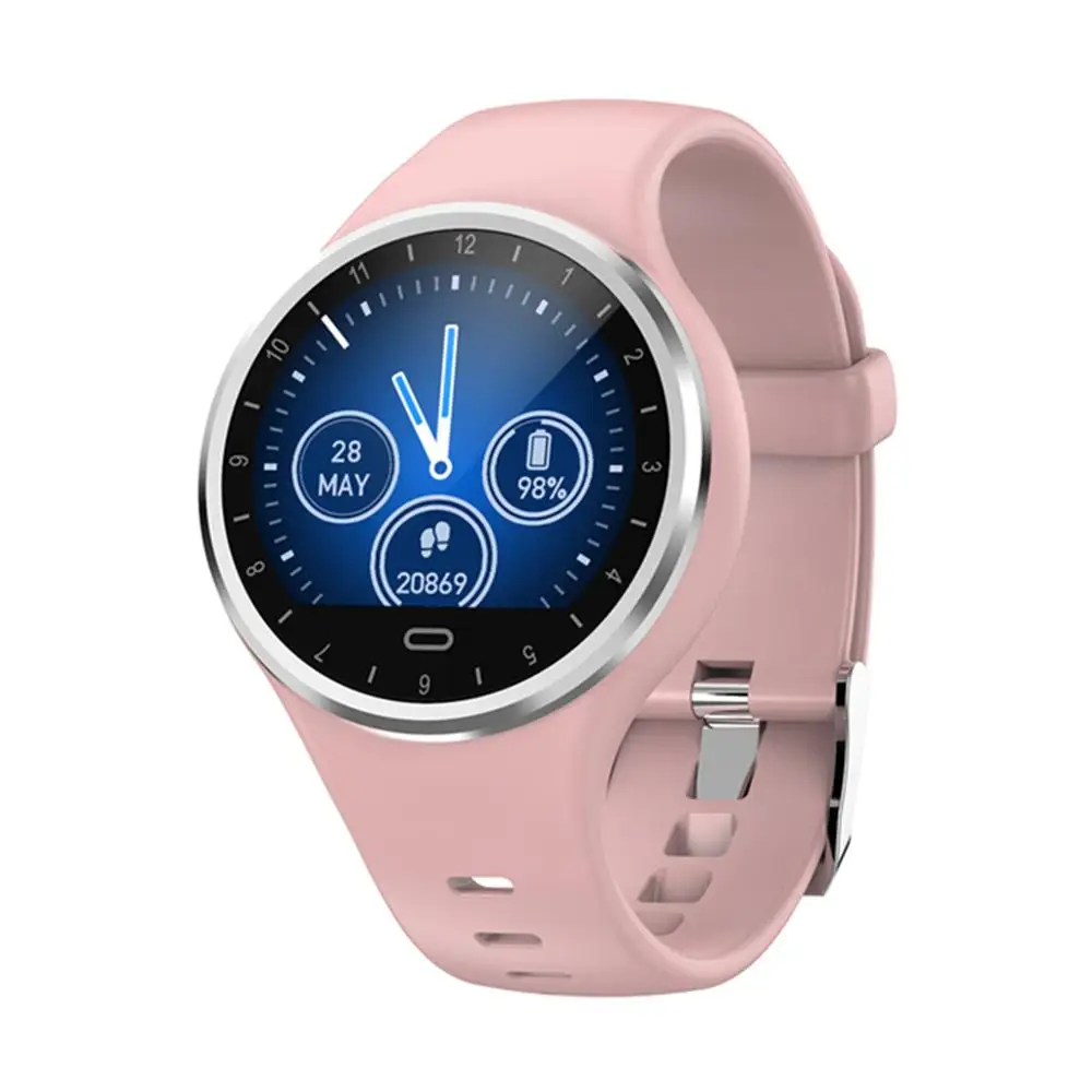 

M8 1.22 Inch Fitness Tracker Smart Bracelet Watch Round Screen Step Heart Rate Blood Pressure Measur Mode Smart Wristband