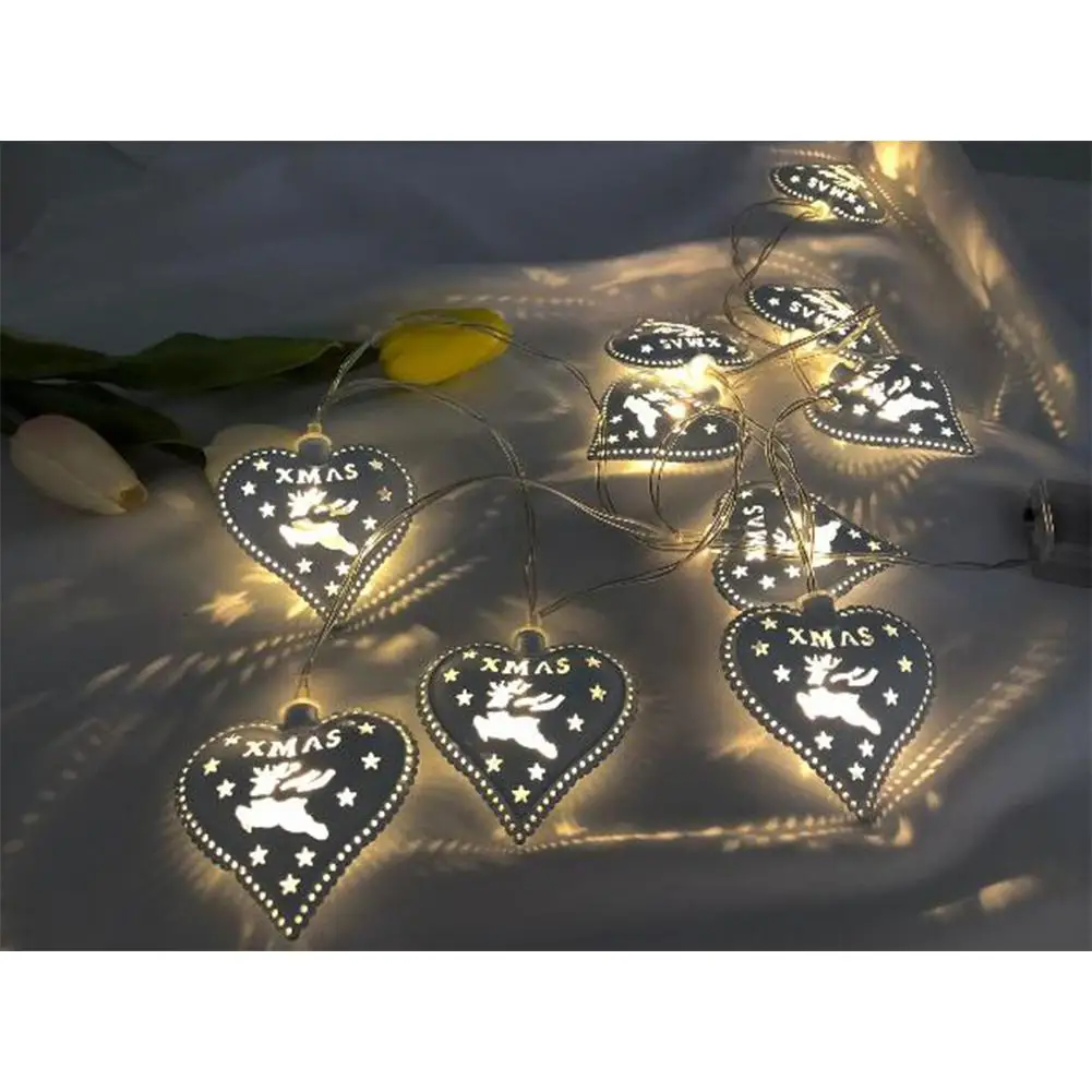 HobbyLane Love Heart светодиодный светильник-гирлянда AA на батарейках для Дня Святого Валентина, Рождества, свадебной вечеринки, сказочный светильник s, декор для спальни