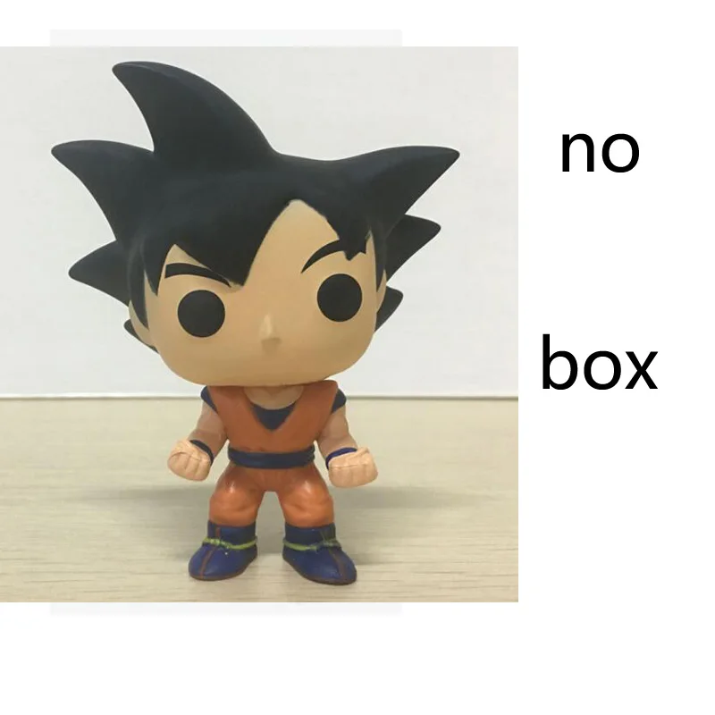 Funko Pop аниме Dragon Ball Z персонаж 10 см Милая виниловая Модель Куклы Фигурки игрушки - Цвет: 09 no box
