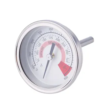 

300 Degrees Thermometer BBQ Smoker Grill Stainless Steel Thermometers Temperature Gauge Barbecue Thermometer
