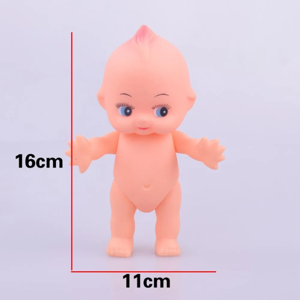 1pc Soft Silicone Rubber Squeezing Sound Baby Bath Beach Vocal Toys Kids Playing Water Games Boys Girls Doll Toys Kawaii Gift