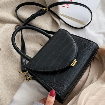 

Stone Pattern PU Leather Small Crossbody Bags for Women 2020 New Luxury High Quality Simple Shoulder Bag Lady Designer Handbags