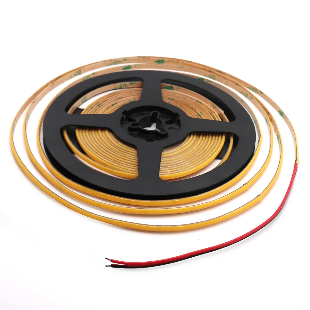 Super Thin 4MM COB LED Strip 480LEDs/m Soft Flexible12V 24V Light Bar Warm Cold White for Decor Lighting 2700K 3000K 4000K 6500K Super Thin 4MM COB LED Strip 480LEDs/m Soft Flexible12V 24V Light Bar Warm Cold White for Decor Lighting 2700K 3000K 4000K 6500K
