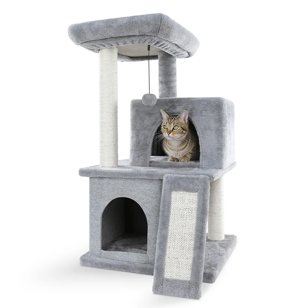 Unique Designing Sisal Cat Tree Pet Cat Window Luxury Chair Kitten Jumping Bed House For Cat Scratc