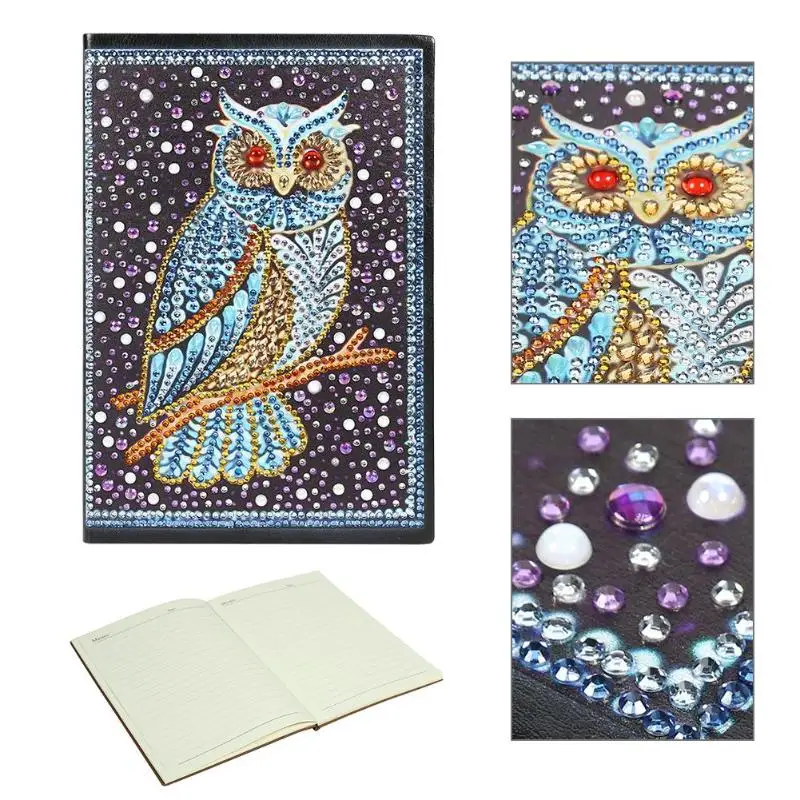

5D DIY Special Shaped Diamond Painting A5 Notebook Mandala Diamond Embroidery Painting Books Students Notebook Diamond Painting