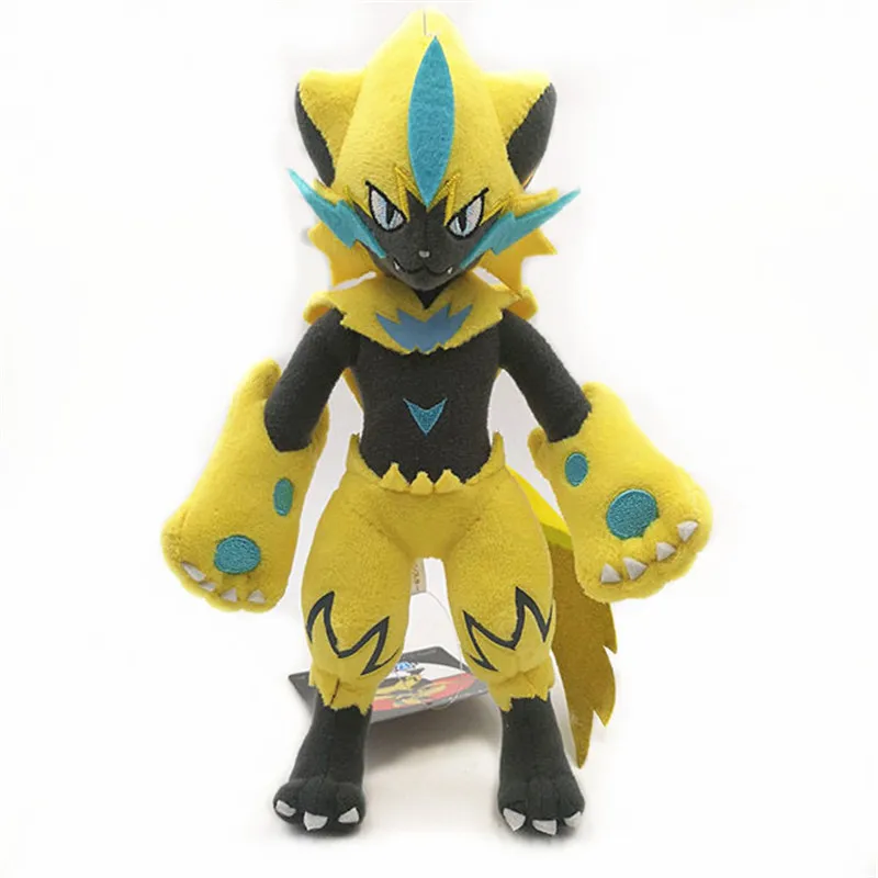 Плюшевые куклы Pokemon Zeraora игрушки для домашних животных куклы-эльфы милые