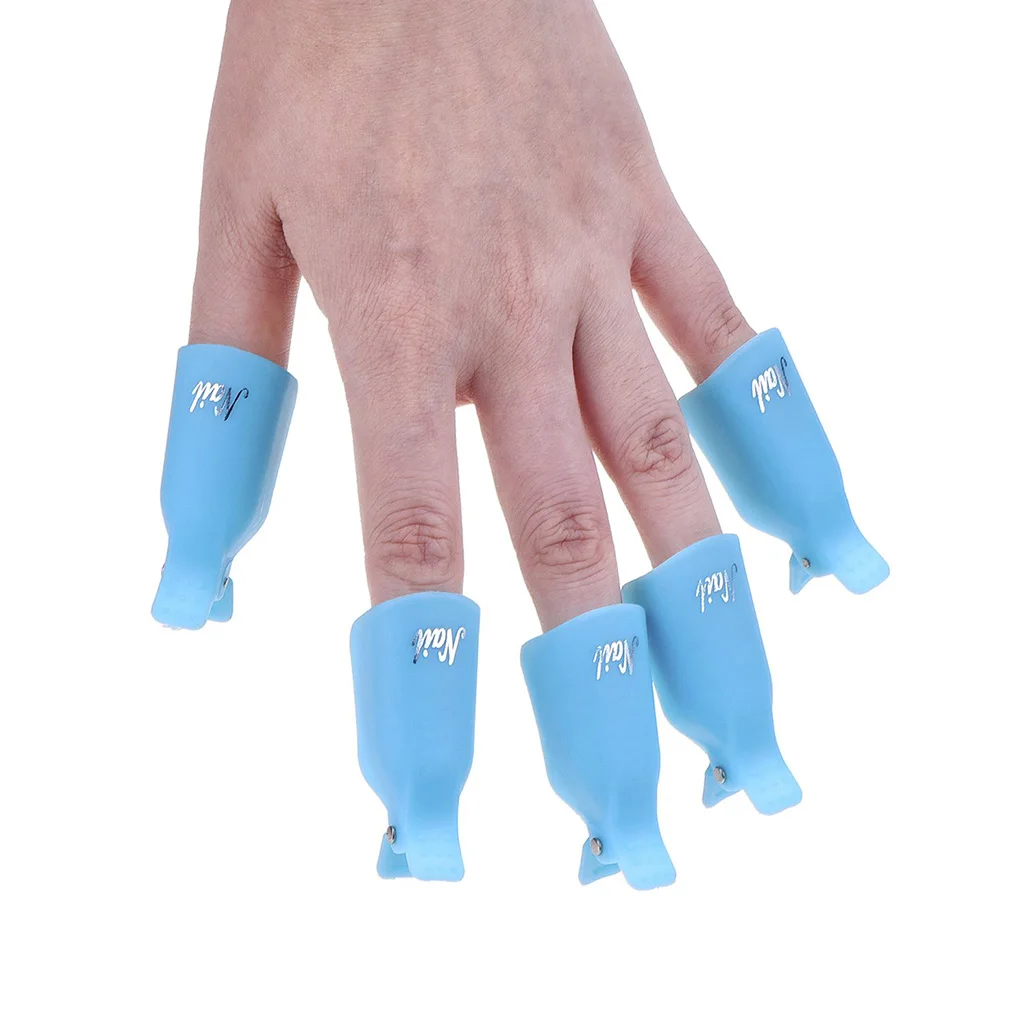 10pcs UV Gel Polish Remover Caps