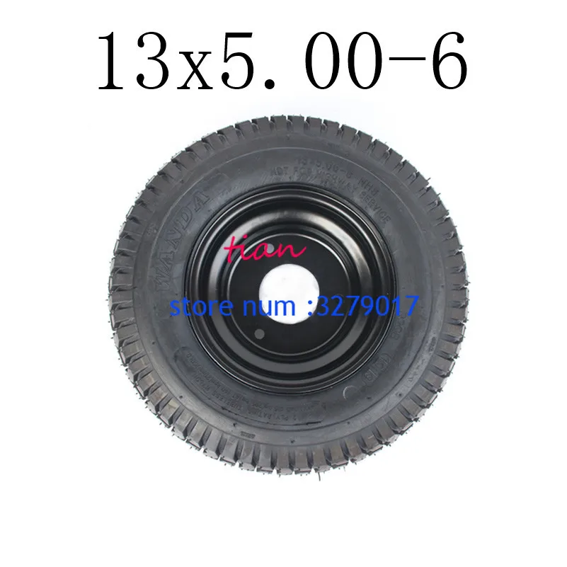 Новейшая хорошая Quality13x5.00-6 колесная шина для 6-дюймового сплава обода ступицы подходит ATV квадроцикл Багги косилка Go-kart багги