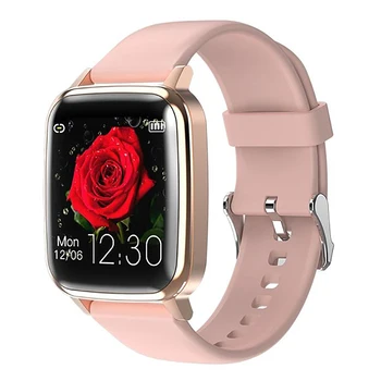 

R1 Smart Watch Bluetooth Sport Wristband Heart Rate Blood Pressure Blood Oxygen Sleep Monitor Reminder Wearable Devices Pink