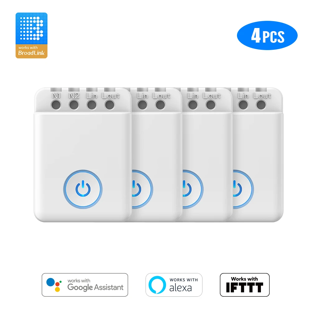 Смарт-выключатель Bestcon MCB1 с светильник кой Wi-Fi и Alexa |
