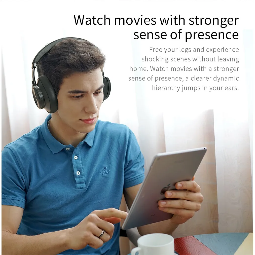  Bluetooth 5.0 Headphones User-defined Active Noise Cancelling Wireless Headset For Phones Music Wit