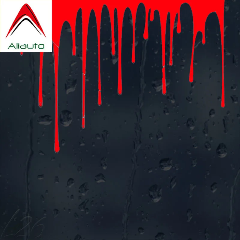 Aliauto искусственные капли крови графические декоративные стеклянные аксессуары