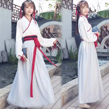 

Iimprove Daily Costumes, New Chinese Costumes, Martial Arts Style, Lead Embroidery, Female Class, Graduation Show, Baju Hanfu