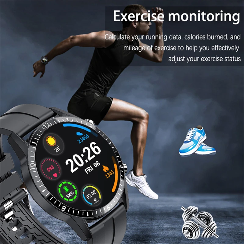LIGE 2020 New Smart watch Bluetooth call watch