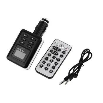 

Car FM Transmitter with Car Charger+Remote Controller +Audio Cable