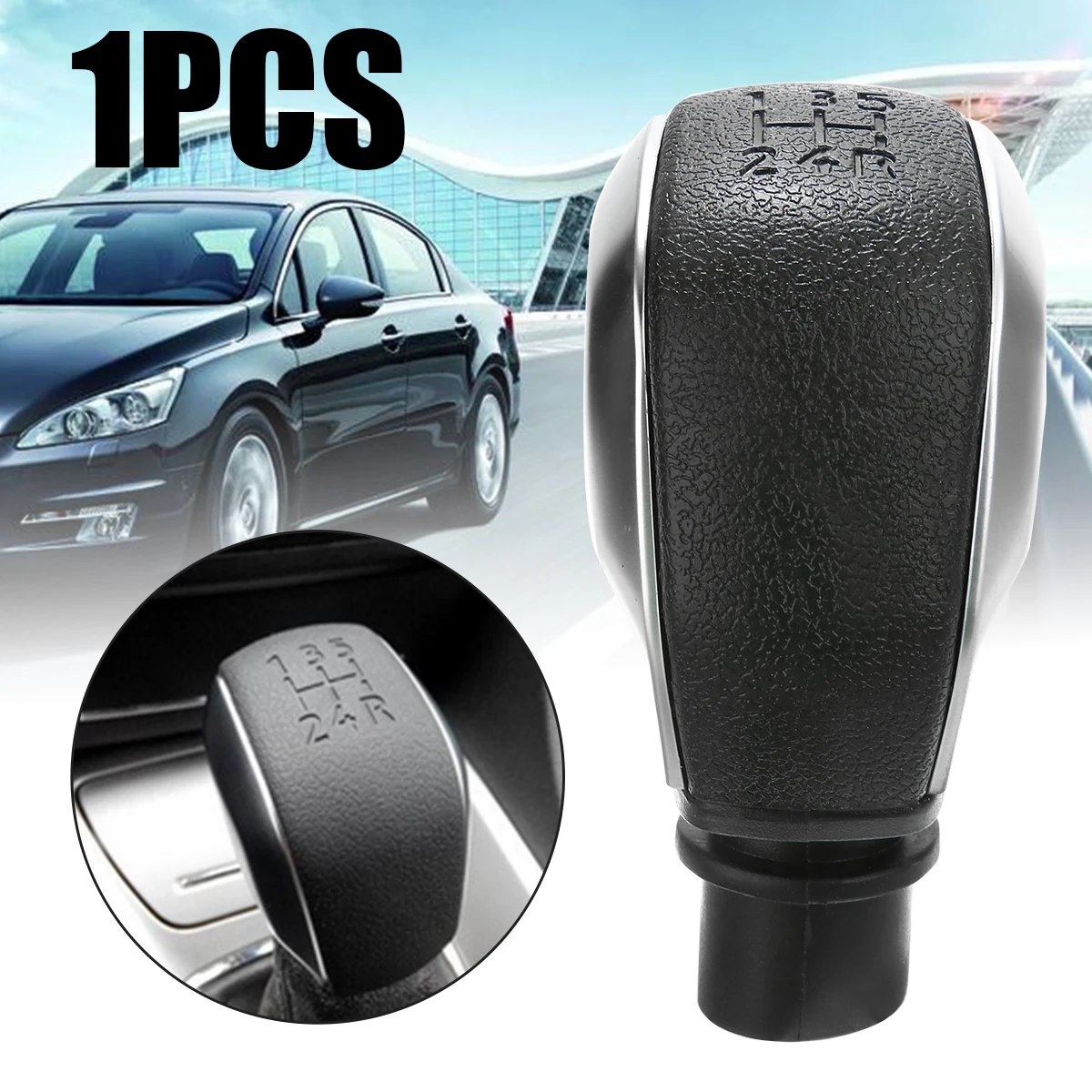 For CITROEN 1pc ABS Plastic Gearshift Lever 5 Speed Gear Shift Knob For PEUGEOT 106 206 306 406 107 207 307 407 301