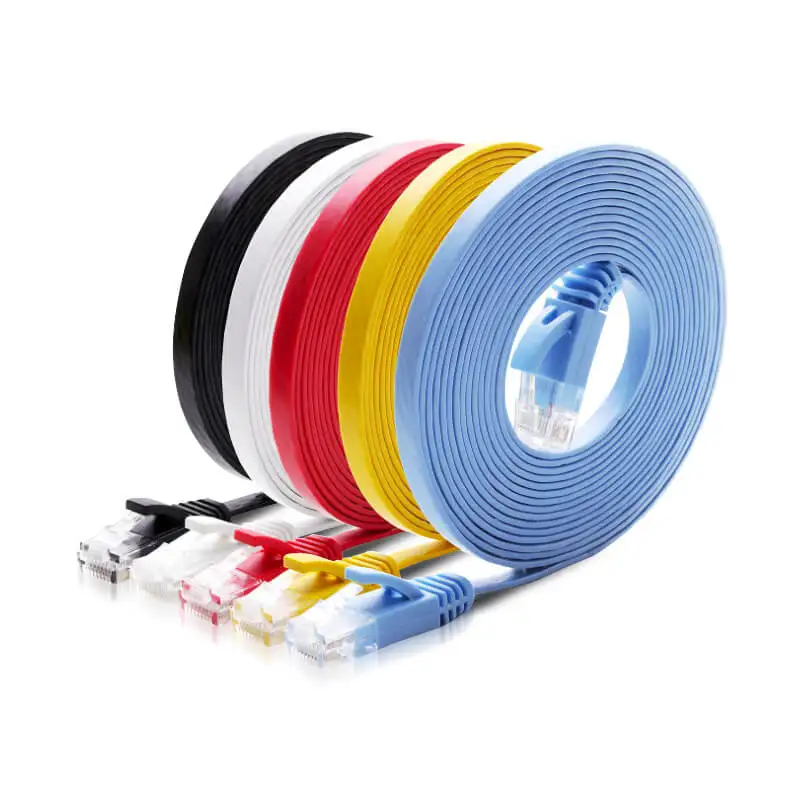 Кабель Ethernet Hannord Cat6 Ультратонкий плоский коммутационный шнур RJ45 UTP FTP Lan сетевой