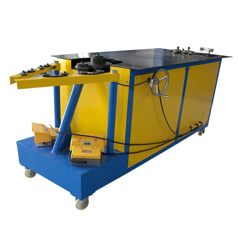 Horizontal shrimp bender elbow bend machine 1.2mm thickness galvanized sheet cold plate round pipe joint diameter 100-1000mm