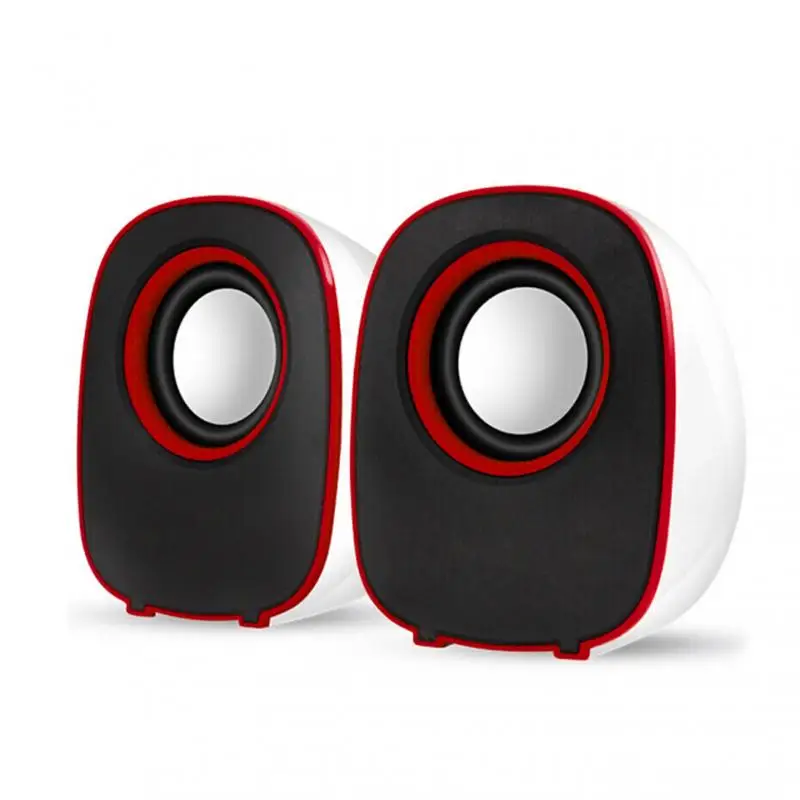 

New 2 Pcs S60 Mini Bass Speaker Space Stereo Sound USB Small Speaker Speakers Compatible Notebook MP3 MP4 Laptops