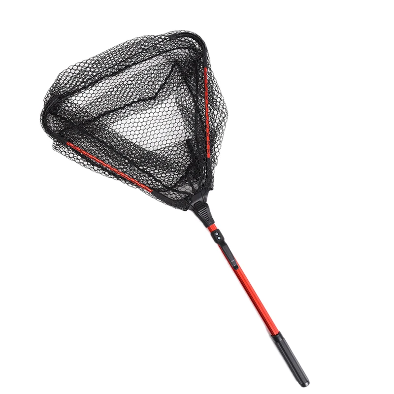 

Fly Fishing Single Section Triangle-Folding Hand Net Fishing Net 80cm