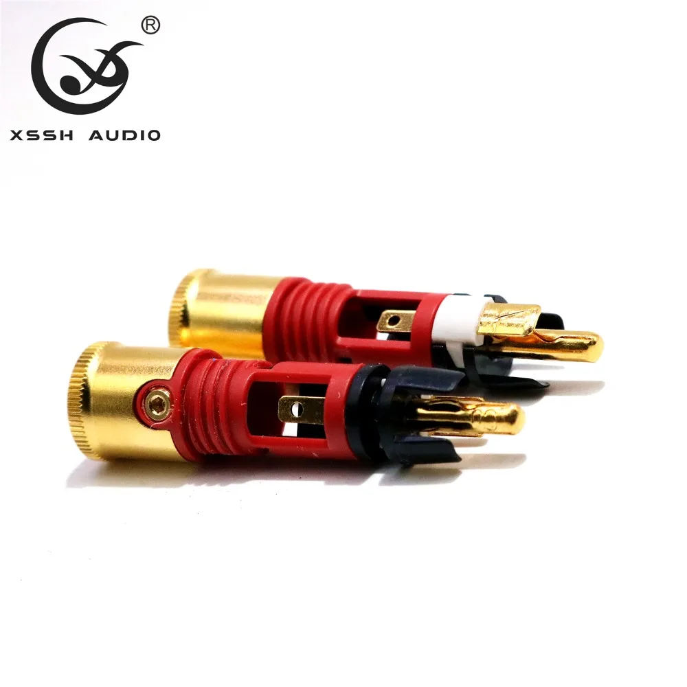 XSSH аудио 8 шт. WBT-0110Cu nextgen signature RCA 2 комплекта из 8 штук медь высокого класса разъем штекер