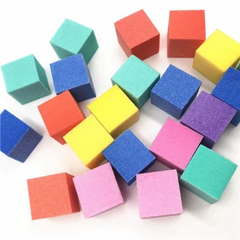 

50pcs/lot Mini Nail File Blocks Colorful Sponge Nail Polish Sanding Buffer Form Nail Polishing Sandpaper Manicure Tools