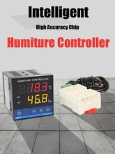  digital TDK0302 humidity temperature controller meter work with heater and cooling fan or humidifier with a 2 in 1 sensor 