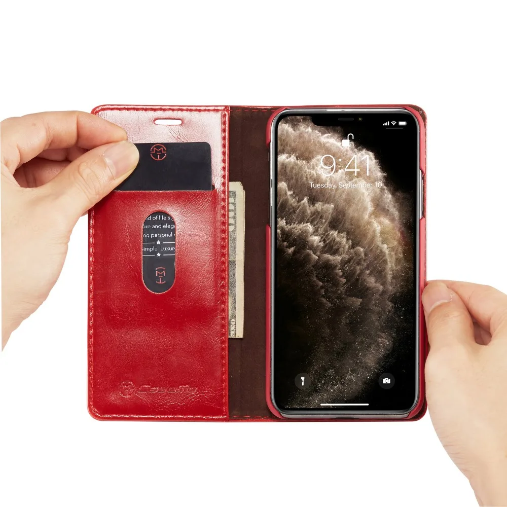 Роскошный деловой чехол для iphone 11, винтажный кожаный чехол-кошелек для iphone XS Max, XR, X, XS, 6, 7, 8 Plus, Флип Магнитный чехол