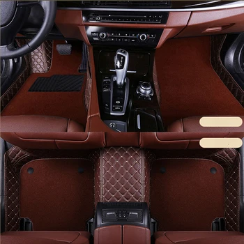 

Custom Double layer car floor mats for Jeep Grand Cherokee Wrangler Patriot Cherokee Compass commander car accessories