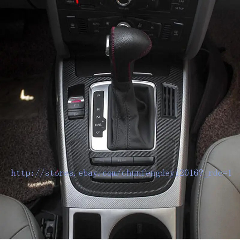 4D наклейки для интерьера из углеродного волокна декоративные наклейки для Audi A5 8T 2009