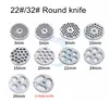 New Heavy Duty 32# Home Stainless Steel Manual Meat Grinder Kitchen Mincer Commercial Hand Vegetables Mincing Grinding Machine 6