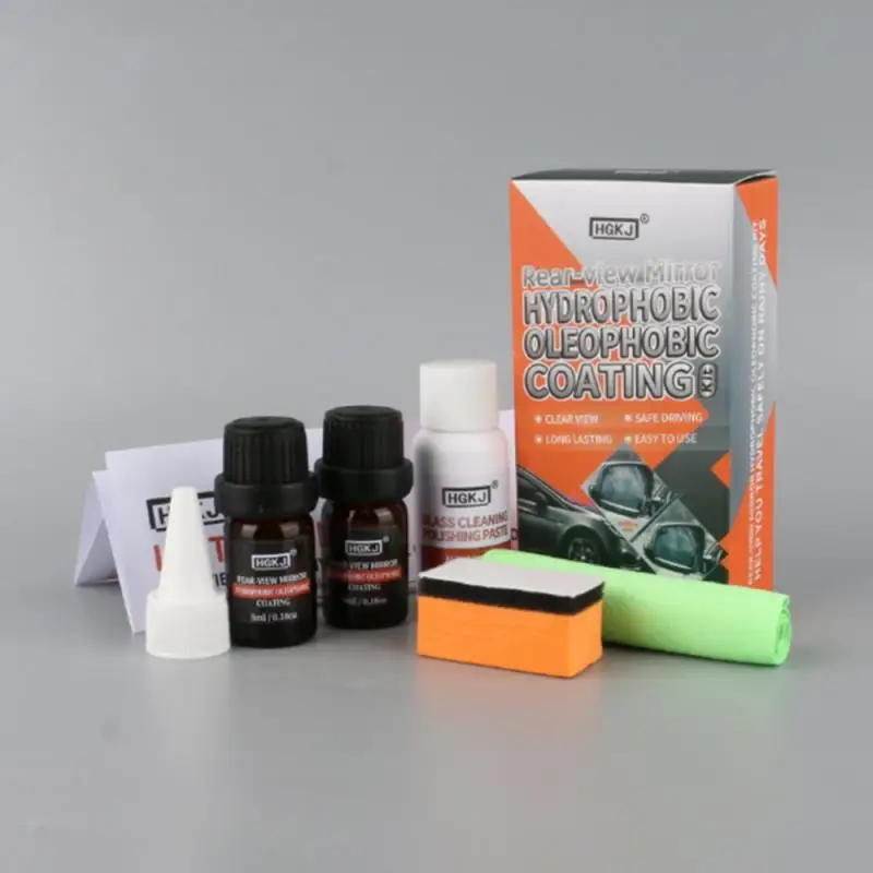HGKJ Rearview Mirror Hydrophobic Oleophobic Coating Kit Rain And Hydrophobic Paint Ink Small Stickers Waterproof Dropshipping