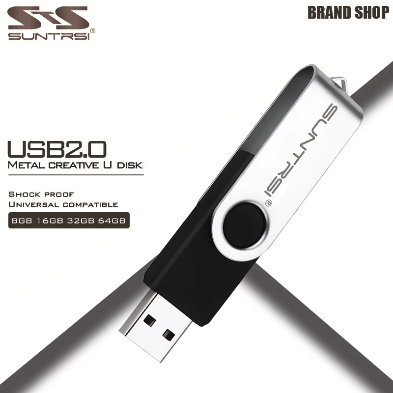 USB флеш накопитель Suntrsi 4 8 16 32 64 ГБ флешка 128 водонепроницаемый u диск 2 0 usb подарок