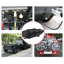 ^^Best Offers Durable 12V 7 Way Round Standard European Car Plug Connector Plastic 7 Pin Socket Plugs For RVs Trailer Couplings Accessories ^^Best Offers Durable 12V 7 Way Round Standard European Car Plug Connector Plastic 7 Pin Socket Plugs For RVs Trailer Couplings Accessories