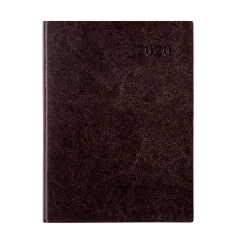 A4 Dark Coffee Agenda планировщик Органайзер A4 A5 A6 Дневник Блокнот Журнал Еженедельный ежемесячный бизнес записная книжка обратно в школу путешествия руководство - Цвет: A4 Dark Coffee