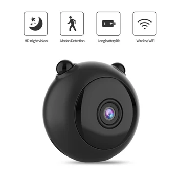 

Wireless WiFi HD 1080P Mini Camera Home Security P2P Night Vision Camera 150° Large Wide Angle Remote Monitor Camera