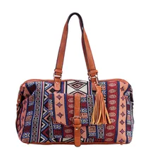 Новая Холщовая Сумка для багажа, модная Высококачественная жаккардовая дорожная сумка, женские дорожные сумки, повседневная спортивная сумка, высокое качество, сумка для выходных