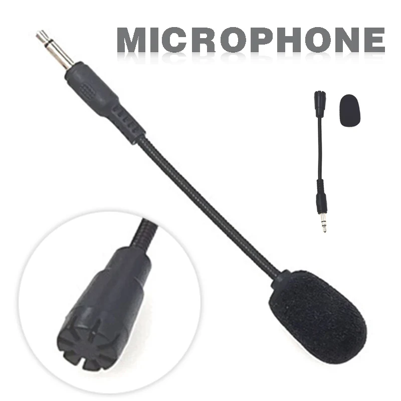 Mini Microphone à prise Jack 3.5mm, micro réglable, haut parleur, pour PC, ordinateur portable