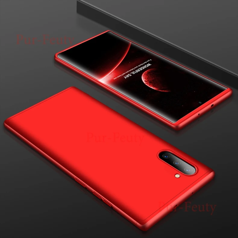Чехол для samsung Galaxy Note 10 Plus 10+ SM-N975F/DS 360 градусов Полная защита чехол для samsung Galaxy Note 10 SM-N970F/DS