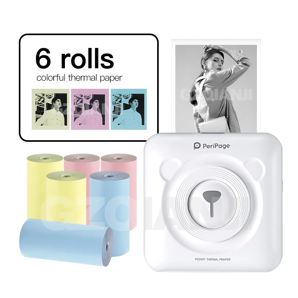 Мини POS Портативный Карманный Принтер Мобильный Тепловой Bluetooth 58 мм Беспроводной