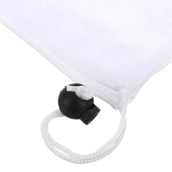 10PCS Reusable Produce Bags Rope Mesh Vegetable Fruit Storage Pouch 30x35cm