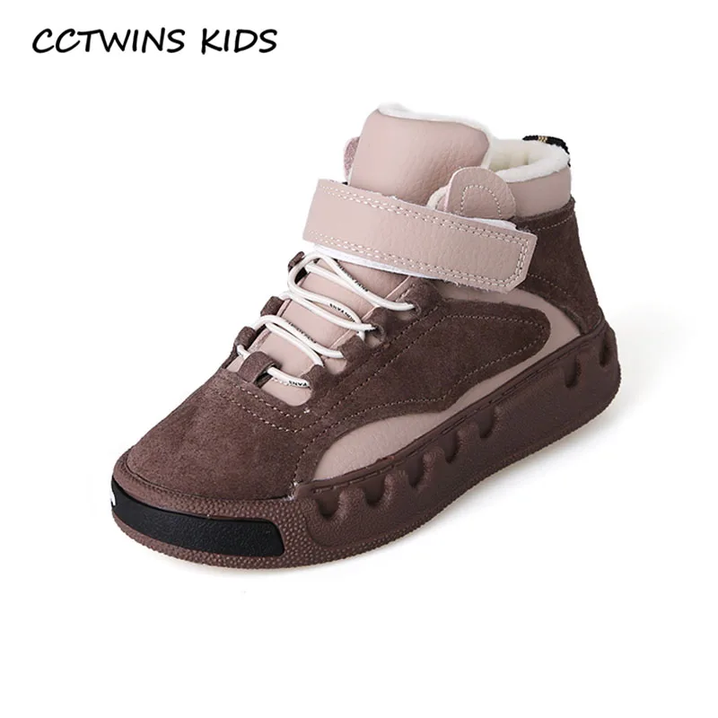 CCTWINS/детская обувь; коллекция года; зимняя детская обувь из натуральной кожи; детские высокие кроссовки для мальчиков; повседневная спортивная обувь для девочек; FH2646