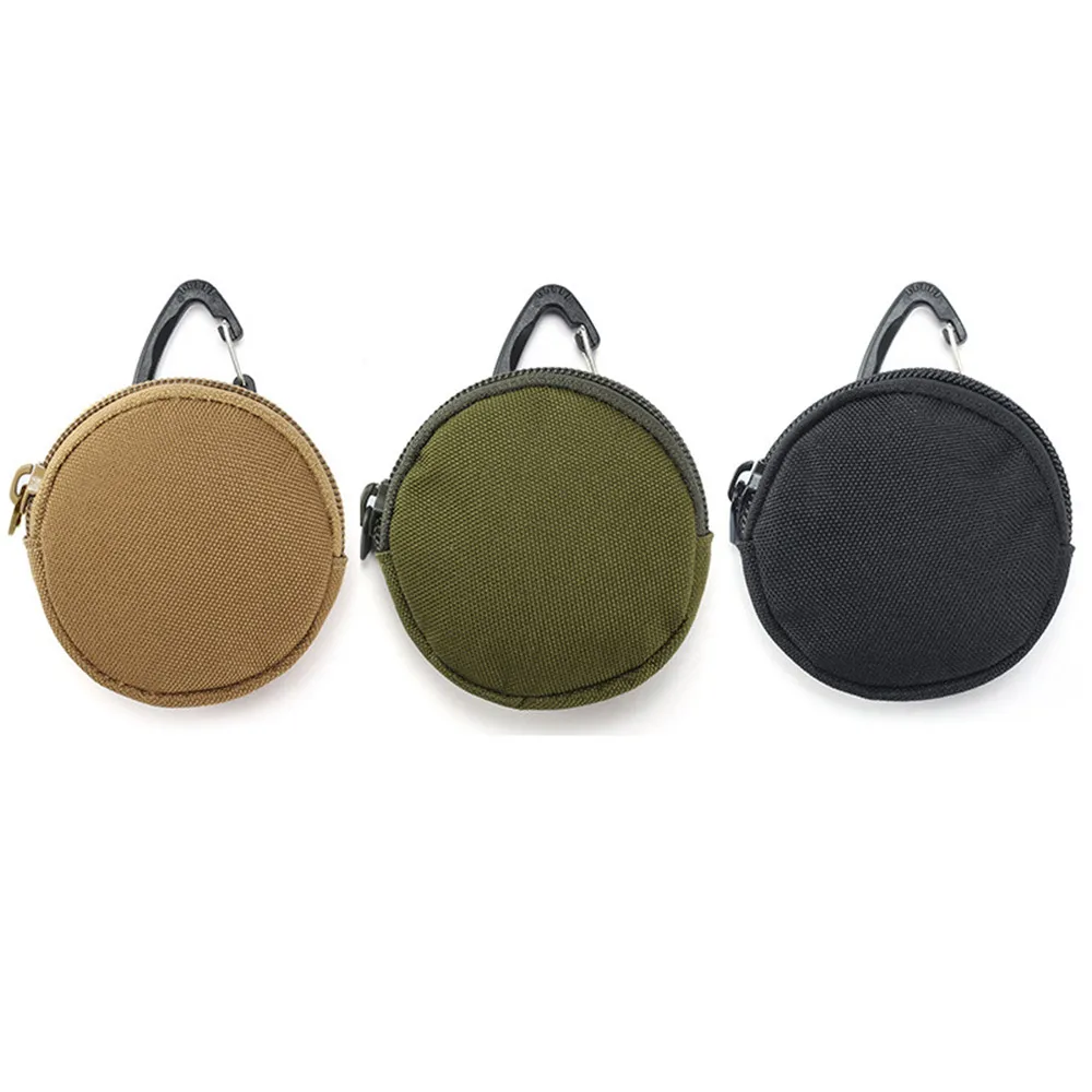 Pouch Wallet-Holder Keychain Pocket Coin-Purses Camo-Bag Zipper Army Military Tactical